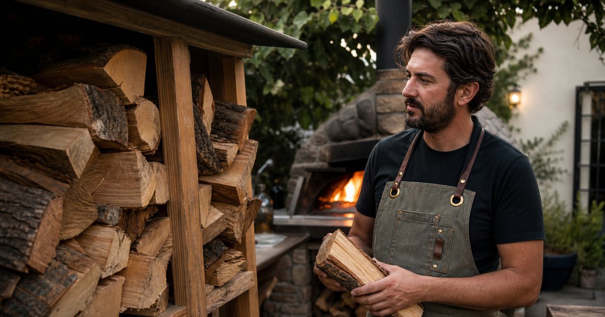 Which hardwoods should you burn in a luxury wood fired pizza oven?