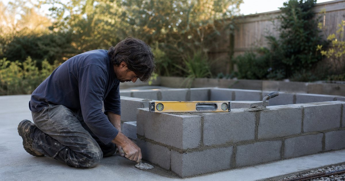 How much weight does a built in pizza oven put on your patio slab?